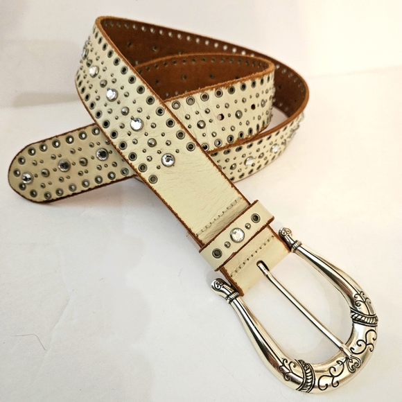 Fossil Accessories - Fossil Belt Rhinestone Studded Sz L
